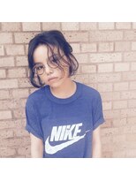 ドゥーア 代官山(Door) 大きめカールのボブ(アレンジ)