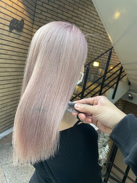 ラフ 難波店(LAFF) #黒髪#ボブルフ#ネビージュ#小顔#ワンレン