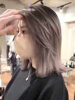 サイン 表参道(SIGN)&nbsp;★韓国ヘアーグレーベージュレイヤーロング前髪パーマ黒髪