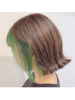 アニータバイガネイシャ(Aujua anita by ganesha)&nbsp;韓国ヘア【大人気！】スモーキーカーキベージュ#髪質改善#長浜