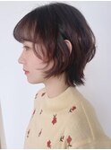 【morio 原宿】ショートマッシュウルフ　ニュアンスパーマ　宮本