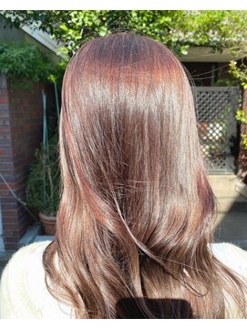 ロイジー(roijir) 【表参道　roijir】ピンクブラウンカラー×ブリーチなしカラー