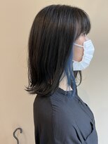 デイリリーバイアメリア 川西店(daylily by Ameria)&nbsp;ミディ×イヤリングカラー水色→白井　涼貴