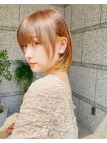 サロンドミルク 新百合ヶ丘店(salon de MiLK)&nbsp;顔まわりが可愛い、ボブスタイル！五月女