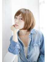 シュシュット(chouchoute)&nbsp;斜めバングデザインカラーシルキーベージュグレージュカラー/026