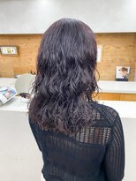 トゥコ(tuco)&nbsp;ミディアム　ミディアムパーマ　パーマ　ブドウカラー　パープル