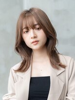 オースティン 門前仲町(AUSTIN)&nbsp;前髪かき上げイメチェンイヤリングカラーラベンダーカラーくびれ