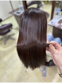 髪質改善/縮毛矯正/ロングヘアー/ツヤ髪/艶カラー/桂/西京区