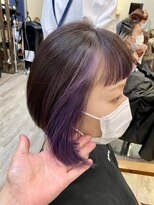 ラゴム 池袋(LAGOM)&nbsp;パープルのイヤリングカラー[池袋/髪質改善]