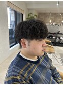 20代～30代マッシュパーマツイストスパイラルメンズ［仙台］