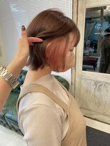 アレクサンドル オブ カラーズ トヤマ(ALEXANDRE OF COLORS TOYAMA)&nbsp;ピンクベージュインナーカラー