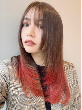 モア(more) レイヤーカット×グラデーション