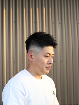 ピースガブ(psGABU) メンズスパイキースキンフェードスタイル