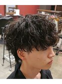 ゆるふわ波巻きマッシュ