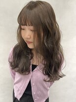 リアン バイ キートス(Lien by kiitos)&nbsp;オリーブベージュ/波巻き/ブリーチなしwカラー