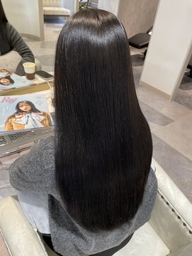 エミィ(emii.) 地毛風カラー/ダークグレイ/暗髪/艶髪