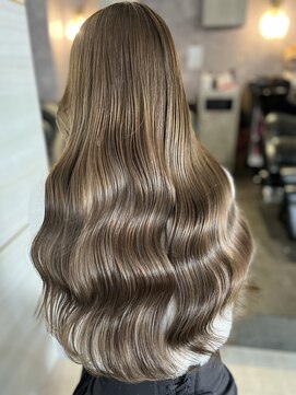 エルバイラビス 大宮(elu by lovis) 《chihina》オリーブベージュ/カラオンカラー/艶カラー/大宮