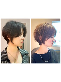 お客様の骨格、髪質、癖、顔の形を見極めて施術します！周りと差をつける抜け感のあるデザインカラーも◎
