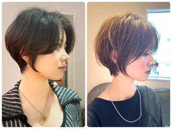 リット(lit.)の写真/お客様の骨格、髪質、癖、顔の形を見極めて施術します!周りと差をつける抜け感のあるデザインカラーも◎