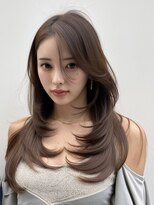 ライズ ネックス ザ サロン 渋谷(LIZE nex the salon)&nbsp;ロングレイヤー#レイヤーカット#韓国ヘア#渋谷駅#韓国レイヤー