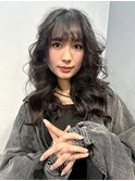 似合わせデジタルパーマ/セミロング/透明感