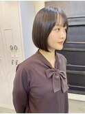 ［ eTONe ］ぷつっとmini bob × Olive beige