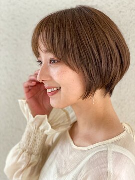 メゾンブラン 川西阪急店(Maison Blanc) ナチュラルだけどおしゃれ大人可愛いショートスタイル