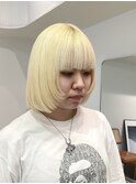 ◎ブロンドハイトーンカラーデザインカラーアンブレラカラー金髪