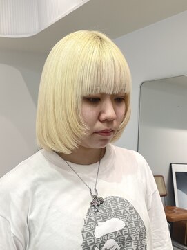 ミーム 原宿 表参道(meme) ◎ブロンドハイトーンカラーデザインカラーアンブレラカラー金髪