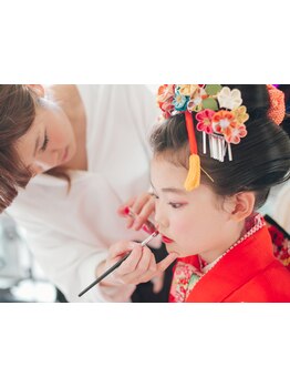 《調布駅東口徒歩1分》晴れの日を素敵に彩る＊七五三着付け&ヘアセット受付中！お電話にてお問合せ下さい♪
