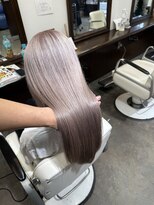 ムーブ(Moob)&nbsp;艶感抜群ハイトーンホワイトシルバーカラー【別府】