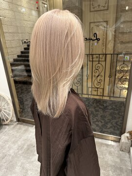 ルチア ヘア ステラ 京都店(Lucia hair stella) ミルクティーベージュ/ロング/学割U24/京都/河原町