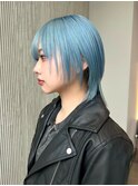 デザインカラー寒色系カラーライトブルーカラー顔周りレイヤー◆