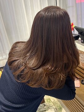 ヘアリゾート粋 新宿三丁目本店 艶髪ウェーブ/髪質改善/透明感カラー/レイヤーカット