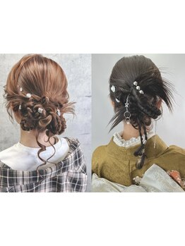【栄/錦ヘアセット専門店】主役級の可愛いに出会える☆お出かけにもぴったりなアレンジで視線を独り占め♪