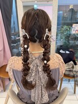 ヘアメイク マリア 福岡天神西通り(hair make MARIA) 編みおろしツイン