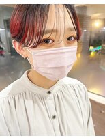 コール ネックス ザ サロン 表参道(COALL nex the salon)&nbsp;デザインカラー前髪あり小顔愛されマッシュショート