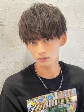 フィフス 渋谷(fifth) 渋谷大人波巻き2WAYシャドウルーズパーマツーブロックマッシュ