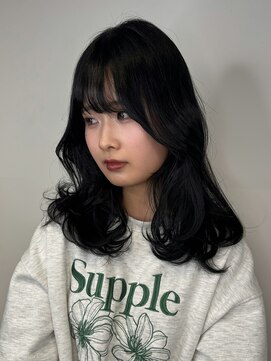 カシェル トウキョウ(Cashel Tokyo) ブルーブラック 地毛風カラー