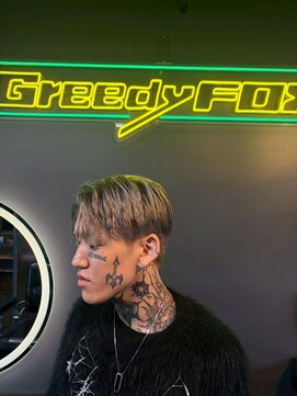 グリーディーフォックス 三軒茶屋(GreedyFOX) 波巻き/マッシュパーマ/ウルフ/ハイライト<理容室>三軒茶屋