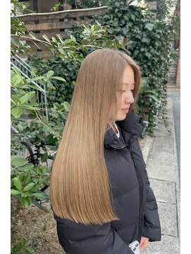 リサヘアーデザイン(RISA HAIR DESIGN) ブリーチありベージュカラー