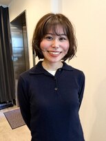 ディーエックス ウエスト(Dxxxx WEST)&nbsp;レイヤーボブ/ベージュカラー/ブリーチなしカラー/パーマ