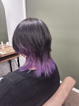 TELA HAIR 石岡店【テーラヘアー】【4月15日NEW OPEN（予定）】  インナーパープルウルフ『TELA HAIR 石岡店』