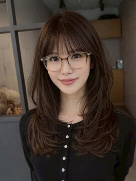 エトワ 中央店(etoi) 大分韓国かき上げレイヤーカット大人レイヤー顔まわりレイヤー
