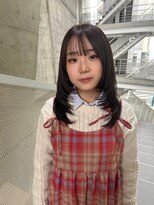 バイ ユア オウン フラワーズ コロン カバ 松本駅前(buy your own flowers : kava)&nbsp;大人可愛いレイヤーカットラベンダーアッシュグレージュ透明感