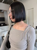 ステン(sten) 黒髪ストレートボブ矯正