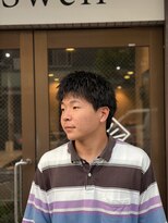 スウェル 押上店(Swell)&nbsp;ナチュラルダウンバングで叶える好印象ヘア