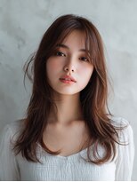 ロッソ 越谷店(Rosso)&nbsp;大人抜け感。ふんわりフェイスレイヤー