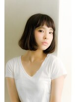 クラシゲ(KURASHIGE) 短めバングのやんわりボブ