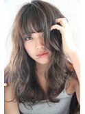 グレージュ/デジタルパーマ/小顔/透明感/艶/秋冬トレンド/高柳